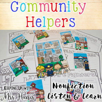 Preview of Community Helpers Nonfiction Listen and Learn