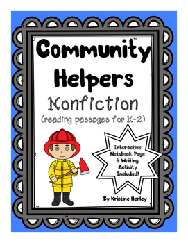 Preview of Community Helpers - Nonfiction Reading Passages