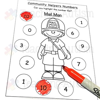 community helpers math worksheets by teaching autism tpt