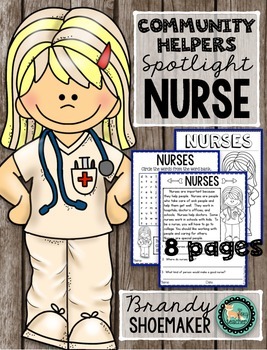 Preview of Community Helpers: Nurse