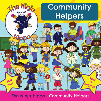 Preview of Community Helpers Occupations Clip Arts Set