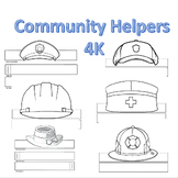 Community Helpers Paper Hats Career Day Printable Papers 6
