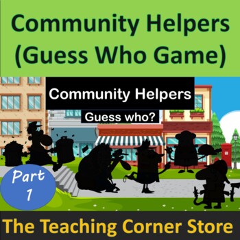 Preview of Community Helpers Part 1 | Guess Who Game | Clues | Shadows