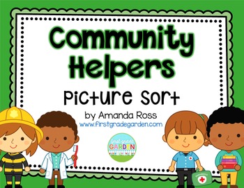 Preview of Community Helpers Picture Sort