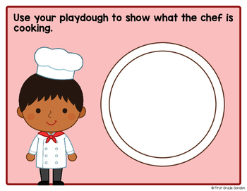 Community Helpers Playdough Mats by First Grade Garden