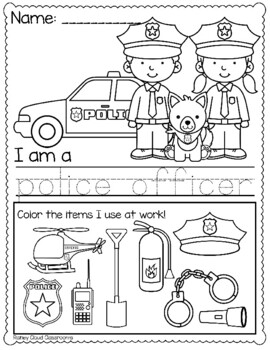 Community Helpers: Police Officer by Rainey Cloud Classrooms | TPT