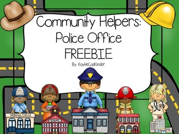 Preview of Community Helpers: Police Officer Freebie