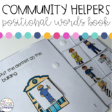 Community Helpers Positional Words Book