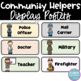 Community Helpers Posters Bulletin Board
