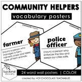 Community Helpers Posters | Classroom Bulletin Board / Word Wall