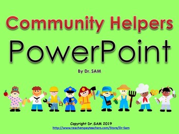 Preview of Community Helpers PowerPoint