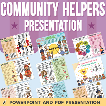 Preview of Community Helpers PowerPoint Presentation  | Discussion and Reflection Questions