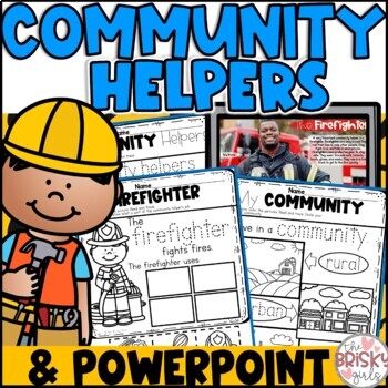 Preview of Community Helpers Preschool | Community Helpers Kindergarten Unit | Worksheets