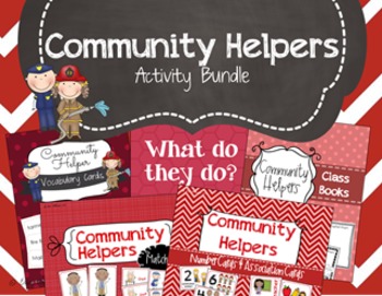 Preview of Community Helpers - Preschool Social Studies Bundle