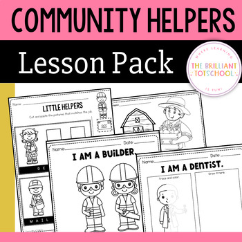 Preview of Community Helpers | Preschoolers - Community Helpers Activities