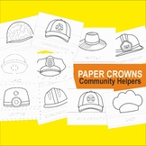Community Helpers Printable Hats Community Helpers Paper C