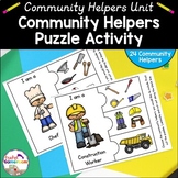 Community Helpers Puzzle Activity