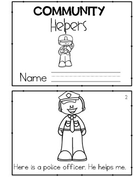Preview of Community Helpers Reader