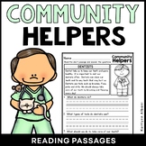 Community Helpers Reading Comprehension Passages