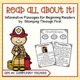 Community Helpers Reading Interest Pack for Beginning Readers