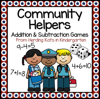Community Helper Roll and Cover Two Dice Mats - JDaniel4s Mom