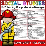 Community Helpers Social Studies Reading Comprehension Pas