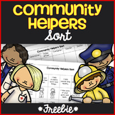 Community Helpers Worksheets: FREE Community Helpers Sort