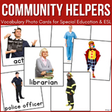 Community Helpers Speech Therapy Picture Cards | Careers |