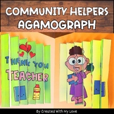 Community Helpers Teacher Agamograph Coloring Craft Activity