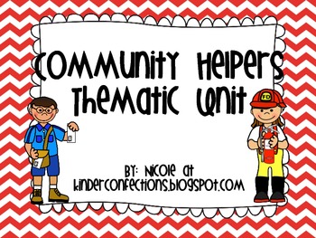 Preview of Community Helpers Thematic Unit