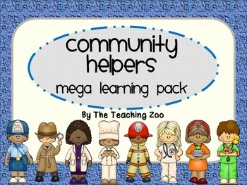 Preview of Community Helpers Theme MEGA Learning Pack