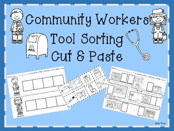 Preview of Community Helpers Tools Sort