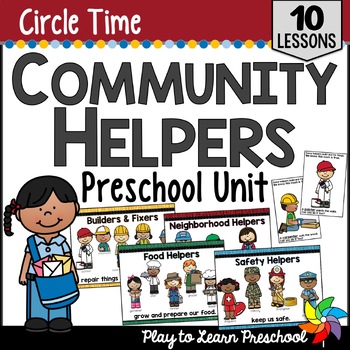 Preview of Community Helpers Activities & Lesson Plans Unit for Preschool Pre-K