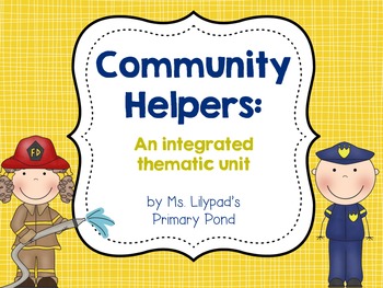 Preview of Community Helpers Unit for PreK, Kindergarten, or First Grade