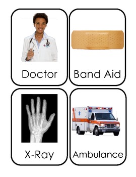 Preview of Community Helpers Vocabulary Flashcards