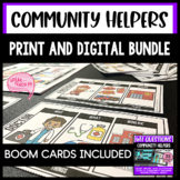 Community Helpers WH Questions PRINT and DIGITAL BUNDLE