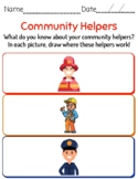 Community Helpers Worksheet