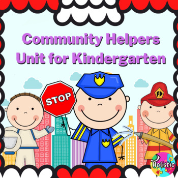 Preview of Community Helpers Unit for  Kindergarten ESL