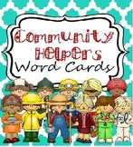 Community Helpers Writing Cards for Writing Center