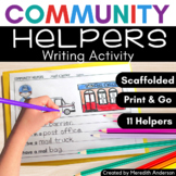 Community Helpers Worksheets Writing