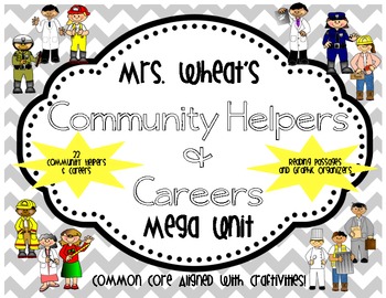 Preview of Community Helpers and Careers Mega Unit