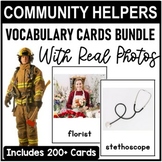 Community Helpers and Their Tools Vocabulary Flashcards - 