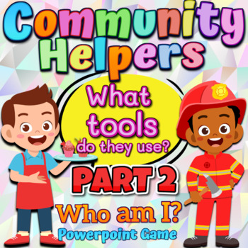 Preview of Community Helpers and Tools Powerpoint Game Part 2