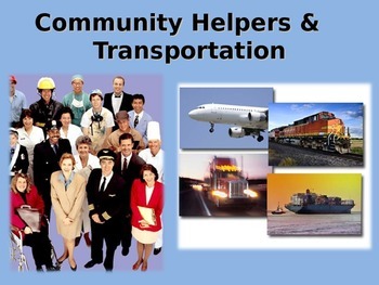 Preview of Community Helpers and Transportation