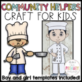 Community Helpers crafts | Chef craft | Career Day crafts