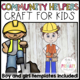 Community Helpers crafts | Construction Worker craft | Car