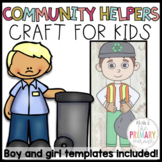 Community Helpers crafts | Garbage Man craft | Trash Colle