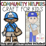Community Helpers crafts | Mailman craft | Letter carrier crafts