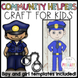 Community Helpers crafts | Police Officer craft | Cop craft