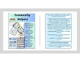 Community Helpers packet- ABC, Math, Writing-Centers